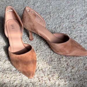J Jill Elegant Suede Tan Women's Heels size 8.5M
